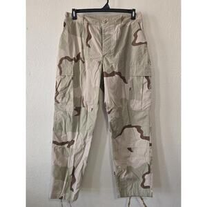 US Army DCU Desert Camo Cargo Pants Trousers Large Short NSN 8415-01-327-5338